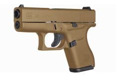 Glock 43 Gen 1 FDE 9mm Compact Concealed Carry Pistol - view 2