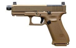 Glock 19X MOS Tactical Coyote 9mm Pistol with Threaded Barrel - view 2