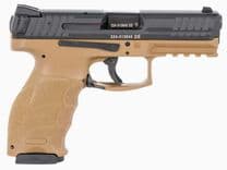 HK VP9 9mm Striker-Fired Pistol - FDE/Black, Ergonomic Design - view 2
