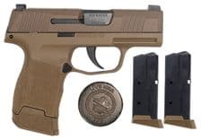 Sig Sauer P365 NRA Coyote 9mm Compact Pistol w/X-RAY Sights - view 2