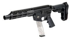 FX-9: 9mm Semi-Auto Pistol with Brace & Optics, 31-Round Capacity - view 2