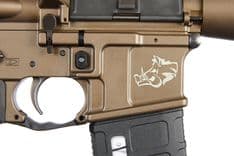 LWRC SIX8-A5 Razorback II Burnt Bronze 6.8 SPC Rifle (Gen II) - view 4