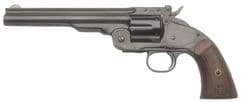 Cimarron Schofield Classic .45 Colt, 7" Matte Black SAO Revolver - view 3
