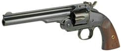 Cimarron Schofield Classic .45 Colt, 7" Matte Black SAO Revolver - view 2