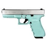 Glock 17 Gen 3 Tiffany Blue Silver Slide 9mm - Stylish Precision Shooter - view 2