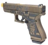 Glock 19 Gen3 "Patriot Edition" 9mm Compact Pistol - FDE Cerakote - view 2