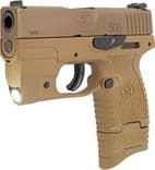 FN 503 FDE Compact 9mm Pistol with LaserMax Flashlight - view 3