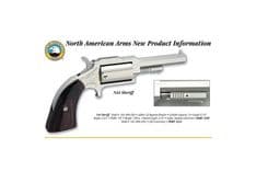NAA 1860 Sheriff .22 WMR Revolver - Compact Stainless Defender - view 3
