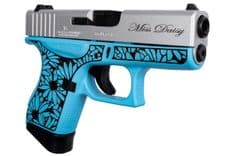 Glock 43 "Miss Daisy" Raspberry Blue 9mm Compact Pistol Gen 1 - view 3