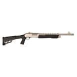 Dickinson Marinecote 12GA Pump Shotgun - Silver Tactical Defender - view 2