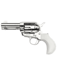 "1873 Cattleman Birdshead .45 LC Revolver - Nickel & Ivory Classic" - view 4
