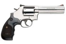 S&W 686 Plus: .357 Magnum, 7-Round, SA/DA, Satin Steel Revolver - view 4