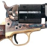 Cimarron Hollywood 1851 SAO Revolver, .38 Special, Rattlesnake Inlay - view 3