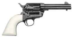 Taylors & Co. 1873 Outlaw Legacy .357 Mag Engraved Revolver 4.75" SAO - view 4