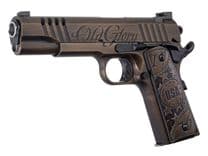 Auto-Ordnance 1911-A1 Bronze Patriot .45 ACP, Engraved Grips & Night Sights - view 4