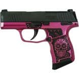 Sig Sauer P365-380 .380 ACP Pink Medusa Sugar Skull Custom Cerakote Semi Auto Pistol - view 5