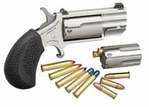 NAA Pug: Compact .22LR Revolver, 1" Barrel, Stainless, 5-Round Capacity - view 4