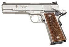 S&W 1911 Performance Pro 9mm SAO Pistol - Stainless & Wood Grip - view 2