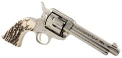 Taylors & Co. 1873 Nickel-Engraved .357 Mag Revolver - Cattle Brand - view 2