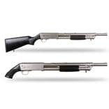 Panzer PA37 Elite Pump Shotgun - 12ga Nickel & Black Walnut Deluxe - view 2