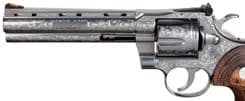 Colt Python .357 Magnum Engraved Revolver - 6" Stainless Steel - view 4