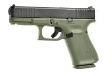 Glock 19 Gen5 MOS 9mm Compact Pistol - BattleField Green Finish - view 2