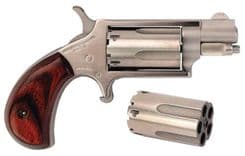 NAA Mini-Revolver: Dual-Caliber .22 LR/Magnum Stainless Steel - view 3