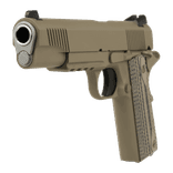 Tisas 1911 Duty Gen 1 .45 ACP FDE Cerakote Pistol with G10 Grips - view 4