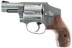 S&W 640 Engraved .357 Magnum Compact DAO Revolver - Stainless Finish - view 4