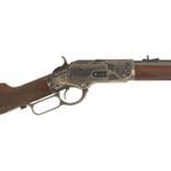 Cimarron 1873 Saddle Rifle .45 Colt - 18" Octagonal Checkered Walnut - view 2