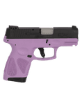 Taurus G2S 9mm Compact - Light Purple Grip, Matte Black Slide - view 3