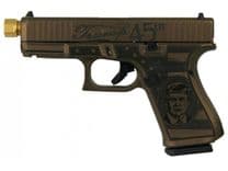 Glock 19 Gen 5 Gold Custom 9mm Pistol - 15 Rds, Striking Finish - view 2