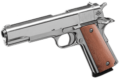 Rock Island 1911 FS .45 ACP Polished Nickel Semi-Auto Handgun - view 2