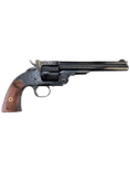 Taylors & Co Schofield .45 Colt 7" Blued Engraved Revolver - view 3
