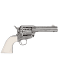 Taylors & Co Outlaw Legacy .357 Mag Revolver - Nickel Engraved - view 4