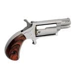 NAA Mini-Revolver: Dual .22 LR/WMR, 1.63" Rosewood SS Finish - view 5