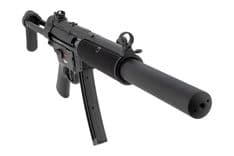 HK MP5 .22 LR Semi-Auto, 16.1" Barrel, 10rd, Black Retractable - view 5