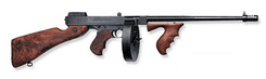 "Auto-Ordnance 1927A-1 Deluxe .45 ACP Semi-Auto Rifle, Walnut & Drum" - view 3