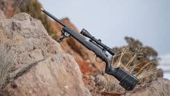 Christensen Ranger .22 LR Bolt-Action Rifle - Tan/Black Webbing - view 4