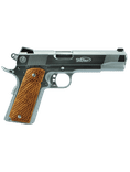 TriStar Classic II 1911 Chrome .45 ACP - 5" SAO Pistol with Wood Grips - view 3