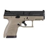 CZ P10 S Compact 9mm Pistol, Night Sights, FDE Finish - view 3