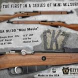 KSA 91/30 Mini Mosin Youth .22 LR Bolt Action Rifle - Walnut Stock - view 5
