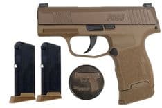 Sig Sauer P365 NRA Coyote 9mm Compact Pistol w/X-RAY Sights - view 3