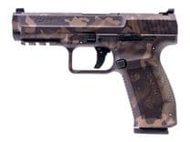Canik TP9SF Woodland Bronze 9mm SAO Pistol - Fiber Optic Sights - view 2