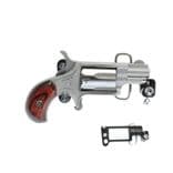 NAA Mini-Revolver - Compact Stainless .22 LR with Rosewood Grips - view 3