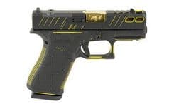 Glock 43X MOS 9mm 3.41in Black/Yellow Cerakote - view 2