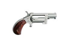 NAA Sidewinder .22 LR/.22 WMR Revolver - Compact Stainless Rosewood - view 4