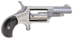 NAA .22LR Mini-Revolver - Compact Stainless Rosewood Grip - view 2