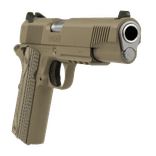 Tisas 1911 Duty Gen 1 .45 ACP FDE Cerakote Pistol with G10 Grips - view 3