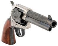 Taylors 1873 Cattleman .45 LC Blued Engraved Revolver - Western Heritage - view 2